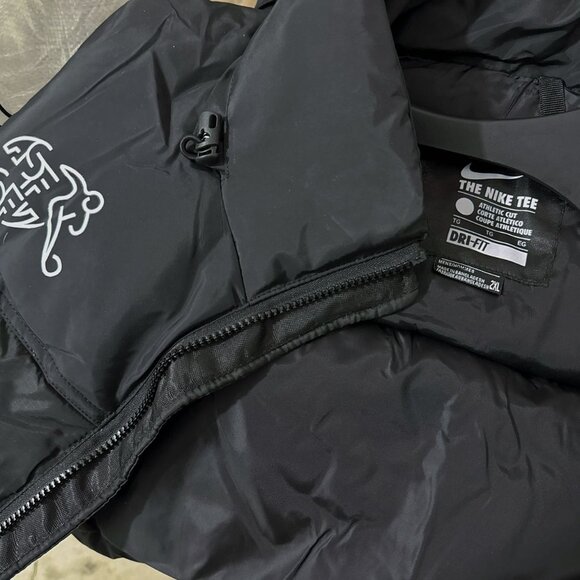 Nike  Black Shiny Down Jacket - Picture 2 of 8